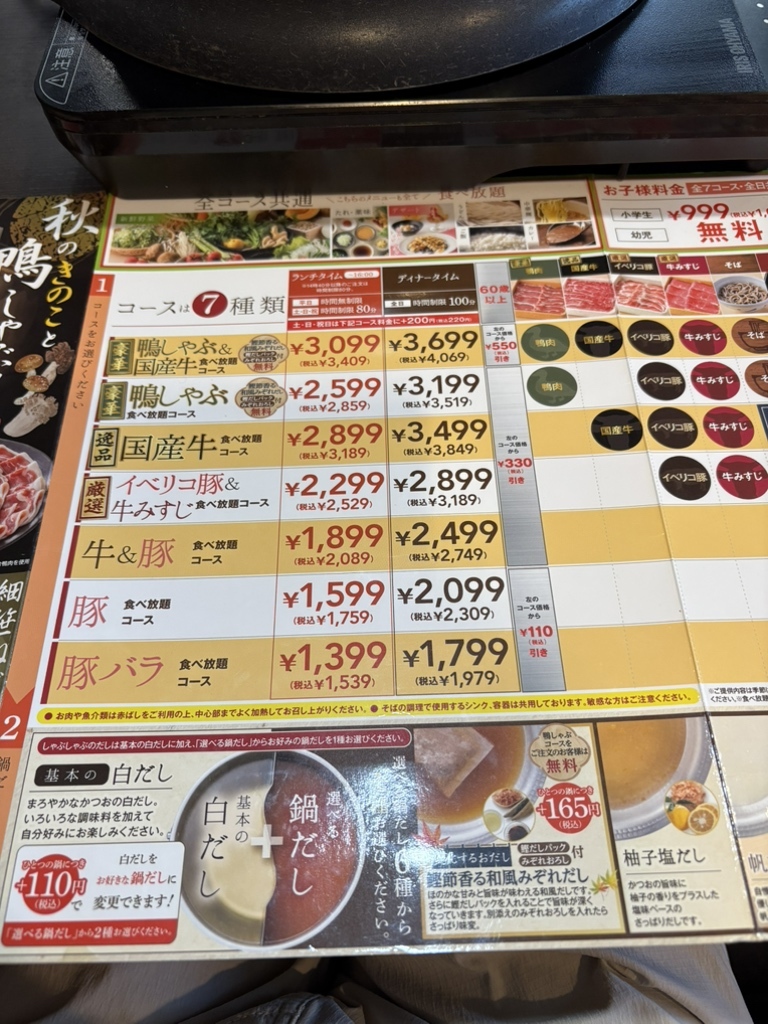 しゃぶ 葉 庄内 通