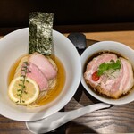 らぁ麺や 嶋 - 昆布水つけ麺　醤油