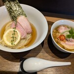 らぁ麺や 嶋 - 昆布水つけ麺　塩