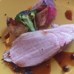 SIZZLE - 肉のメイン　甘い野菜もなかなかよい