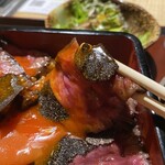 北新地はらみ別邸 - 黄身絡ませて味変♡