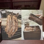 うなぎ料亭 山重 - 天水鰻の解説（裏）
