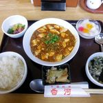 中国料理 香河 - セットメニュー　麻婆豆腐（950円）2014.12