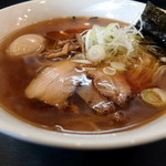 吉辰 - 醤油煮玉子入りラーメン（790円）