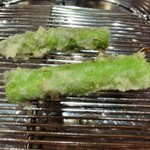 てんぷら 深町 - アスパラ