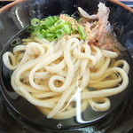 一文字うどん - かけうどん（中 ２５０円）2014年12月