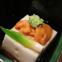 吉星 - 胡麻豆腐雲丹乗せ