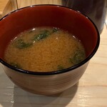 鮨処 ほしの - 味噌汁