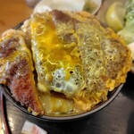 とんかつ桂 - ロースかつ丼1600円、初期状態