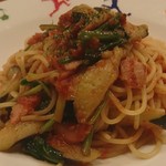 茄子とベーコン（トマトソースベース）