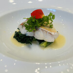 ラ・グランターブル ドゥ キタムラ - 魚料理　長崎沖で揚がったイトヨリのヴァプール。