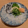 寿司と天ぷらとわたくし - 天然とらフグのてっさ 薬味一式