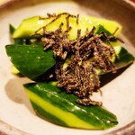 割烹居酒屋 和タナベ - 丸ごと胡瓜漬け