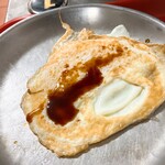 四海豆漿大王 - 目玉焼き　中は半熟だった