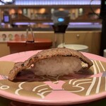 もりもり寿し 金沢駅前店 - A5ランク能登牛ステーキ炙りにぎり 760円