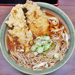 長命うどん - きしめん、そばミックスｗｉｔｈサカナ＆イカ