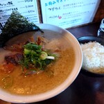 麺倉庫 じだい屋 - 料理写真:焼豚らーめん 1,200円 、大盛120円(税込)
、ライス 180円(税込)