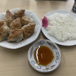 中央亭 - 餃子中　　8個　　1232円
            ライス普通盛り　　285円
            合計　　　　　　　1517円