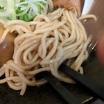 錦糸町中華そば さん式 - 麺は中細ストレート麺