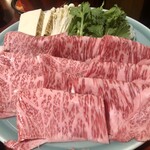 今半 別館 - すき焼き霜降り定食　¥6,600-