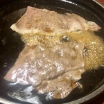 今半 別館 - 割下を泳ぐ霜降り肉