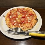 BARU 竹末 - PIZZA トマトとニンニク（1,300円）