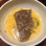 今半 別館 - 玉子の中にダイブ