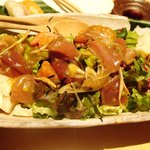 Senno Niwa - 千の庭風　海鮮サラダ　わさびが効いてる！