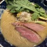 鴨出汁中華蕎麦 麺屋yoshiki - 鴨白湯そば(塩)