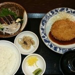 ごはん処 司 阪急三番街店 - コロッケ定食