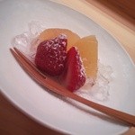 味 ふくしま - 苺と洋梨