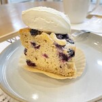 Why＿?松本 - ブルーベリーとマスカルポーネのケーキ