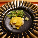 温石 - 伊勢海老の味噌かけ