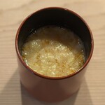 登喜和鮨 - ととまめ丼の出汁とかきたま汁