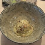 登喜和鮨 - 新潟のずわい蟹クリーム、新発田の里芋と「おころっけ」和え