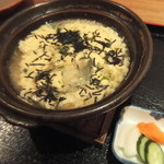 笠やま - 特製ちゃんこ鍋（〆の雑炊）