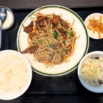 満州園 - レバニラ定食は推奨品！