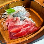 金谷食堂 - 刺身(接写)