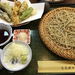 Shimizuya - 牡蠣の天婦羅と十割せいろ