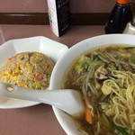 幸来軒 - サンマーメンセット（ランチのみ）