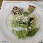 ヒッコリーファーム - ランチのサラダ
