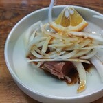 竹原 - まぐろのたたきと生オニオンスライス