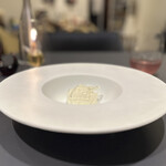 プレゼンテ スギ - ⑥魅力　カリフラワー　
      濃厚ペースト   生クリームのムース
      カリフラワーの茹で汁ゼラチンシート