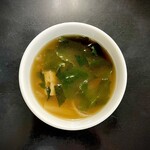 練翠 - 鶏クリーム飯に付属のスープ
