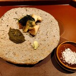 馳走 啐啄一十  - 宮城県蝦夷あわび、肝卵黄