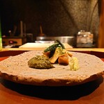 馳走 啐啄一十  - 宮城県蝦夷あわび、肝卵黄