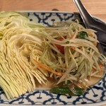 ワルン プアン - ソムタム　青パパイヤサラダ
