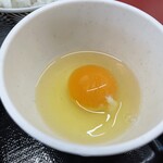 ラーメン もっけだの - 『朝食セット(ラーメン・ライス大・野菜マシマシ・背脂普通＋A賞特典)＋ニンニク生玉子