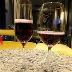 大阪マリオット都ホテル - お部屋でスパークリングワイン赤～乾杯
