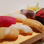 仙令鮨 仙台駅1F店 - 握り7貫「蔵王」